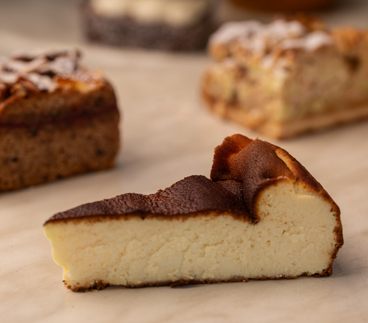 Busque Cheese Cake slice (GF)