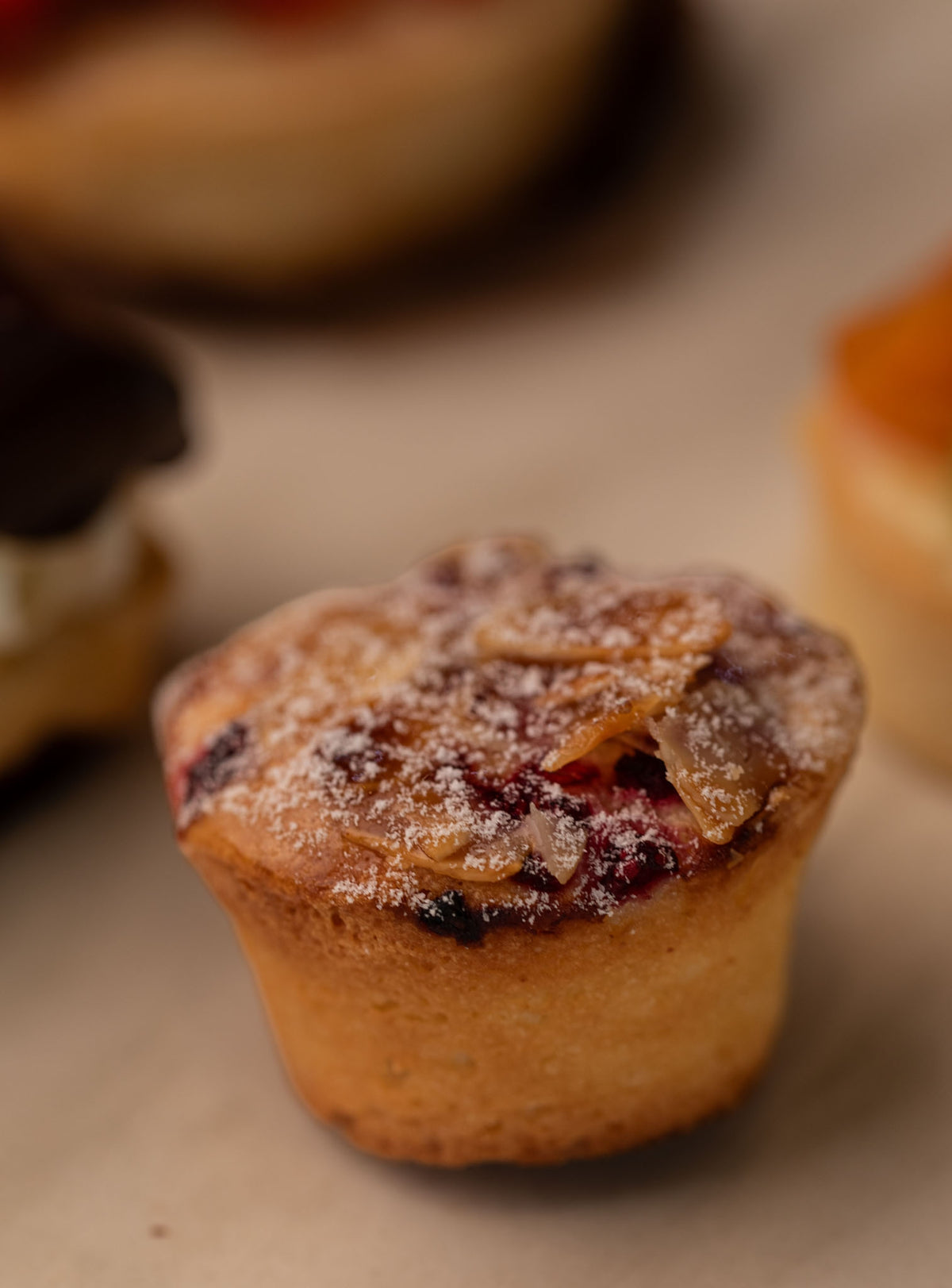 Mini Raspberry friand (GF)