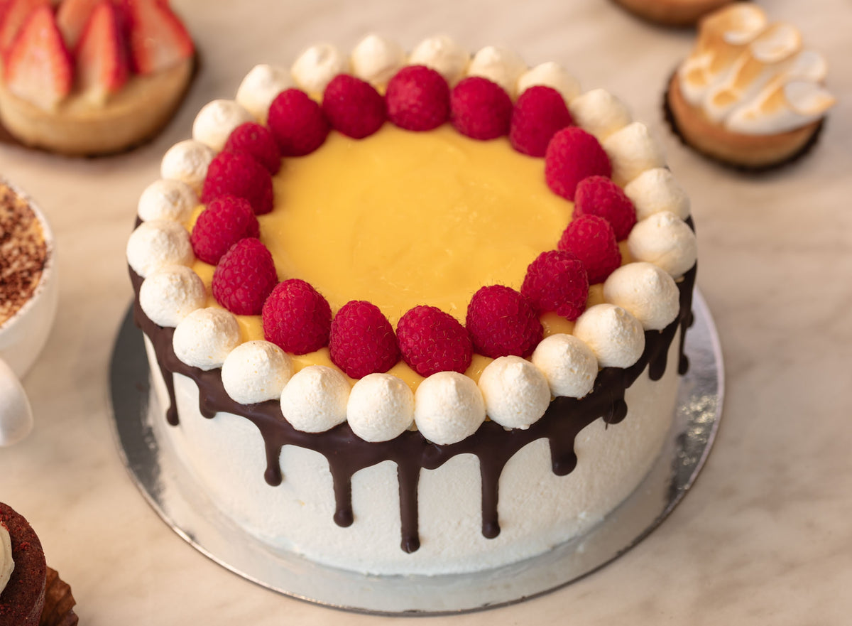 Raspberry Lemon Sponge