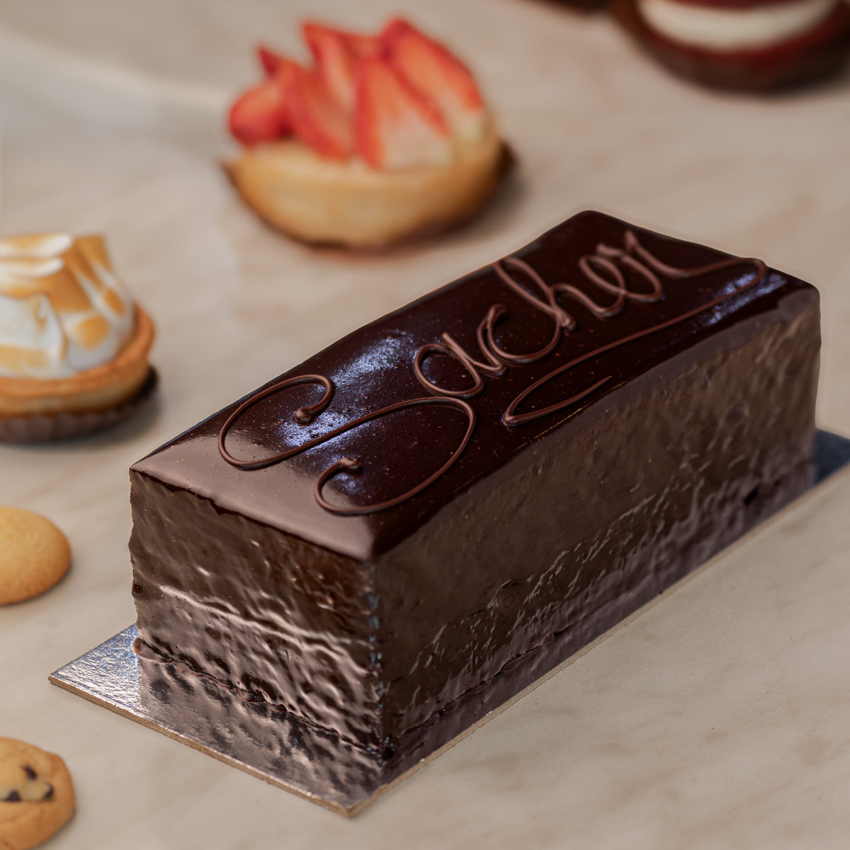 Sacher Torte Log